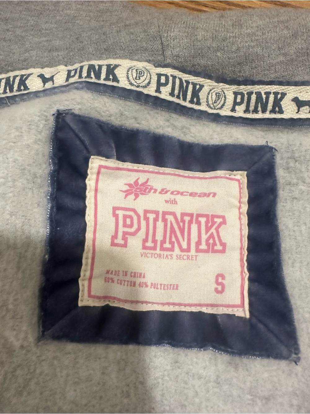 Victorias Secret PINK LSU Zip Up Hoodie - Picture 7 of 8